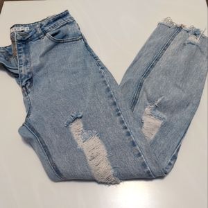 Tinseltown Distressed Mom Jeans |sz 9|